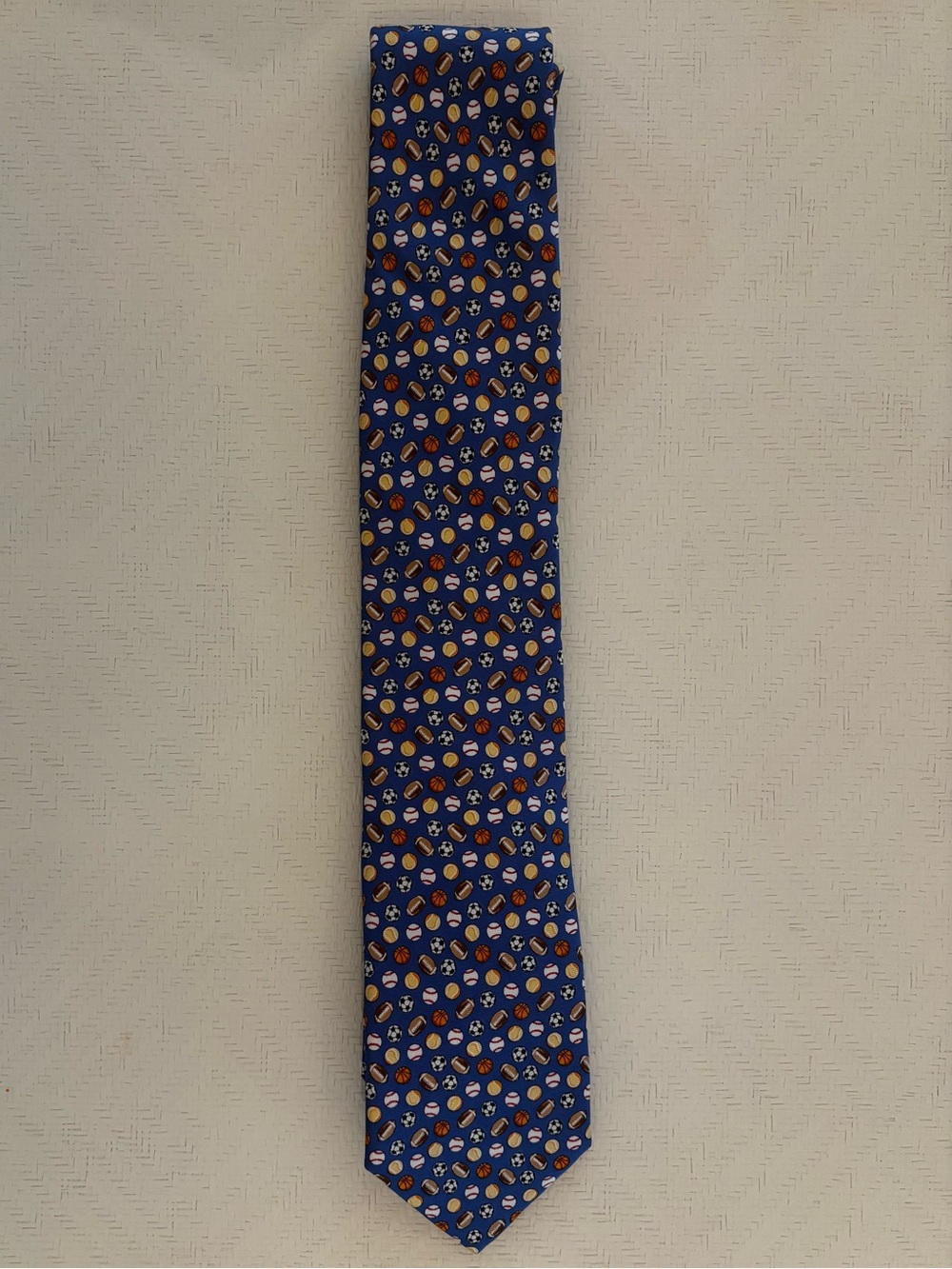 Boy’s Sports Pattern Silk Tie